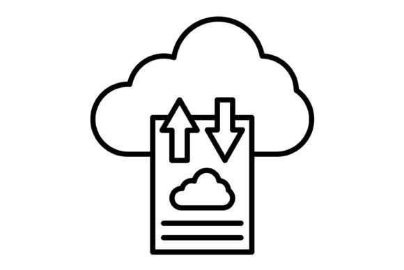 Cloud Uploading Outline Icon: A Modern Solution for Digital Interfaces