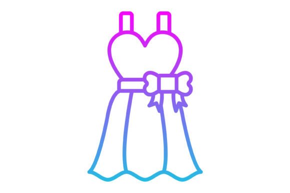 Exploring the Versatility of the Dress Line Gradient Icon