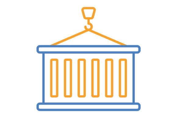 Loading Blue & Orange Line Icon: A Designer's Essential Asset