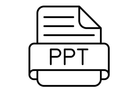 Ppt File Outline Icon: A Modern Asset for Visual Storytelling