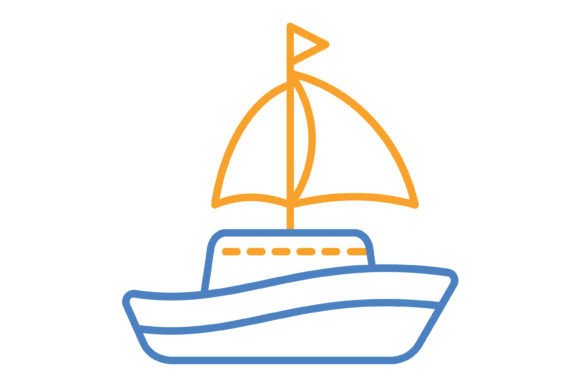 Setting Sail with the Perfect Icon: A Deep Dive into This Blue & Orange Design