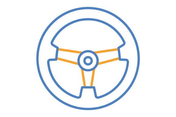 Steering Your Visuals: The Blue & Orange Line Icon