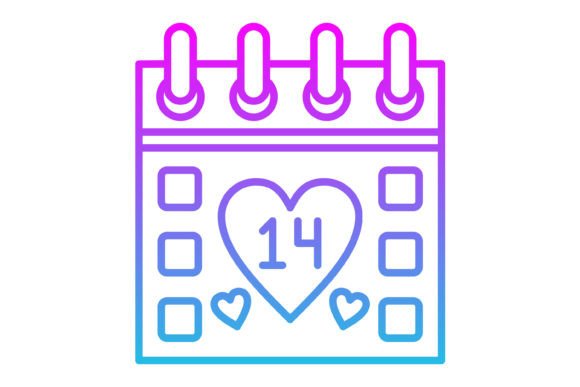 Valentine Day Line Gradient Icon: A Designer's Secret Weapon for Love-Themed Projects