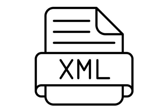 Xml File Outline Icon: A Practical Design Asset